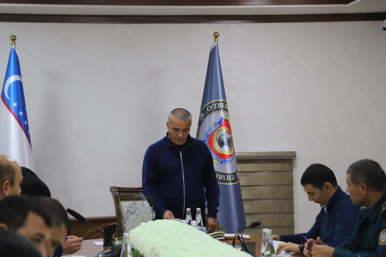 Xorazm viloyatidagi shahar-tuman Ichki ishlar boʻlimlari boshliqlari qisqa muddatli oʻquv mashgʻulotlarida ishtirok etdi