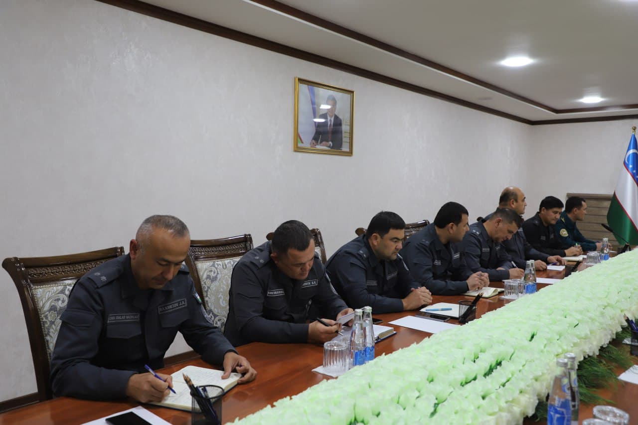 Xorazm viloyatidagi shahar-tuman Ichki ishlar boʻlimlari boshliqlari qisqa muddatli oʻquv mashgʻulotlarida ishtirok etdi