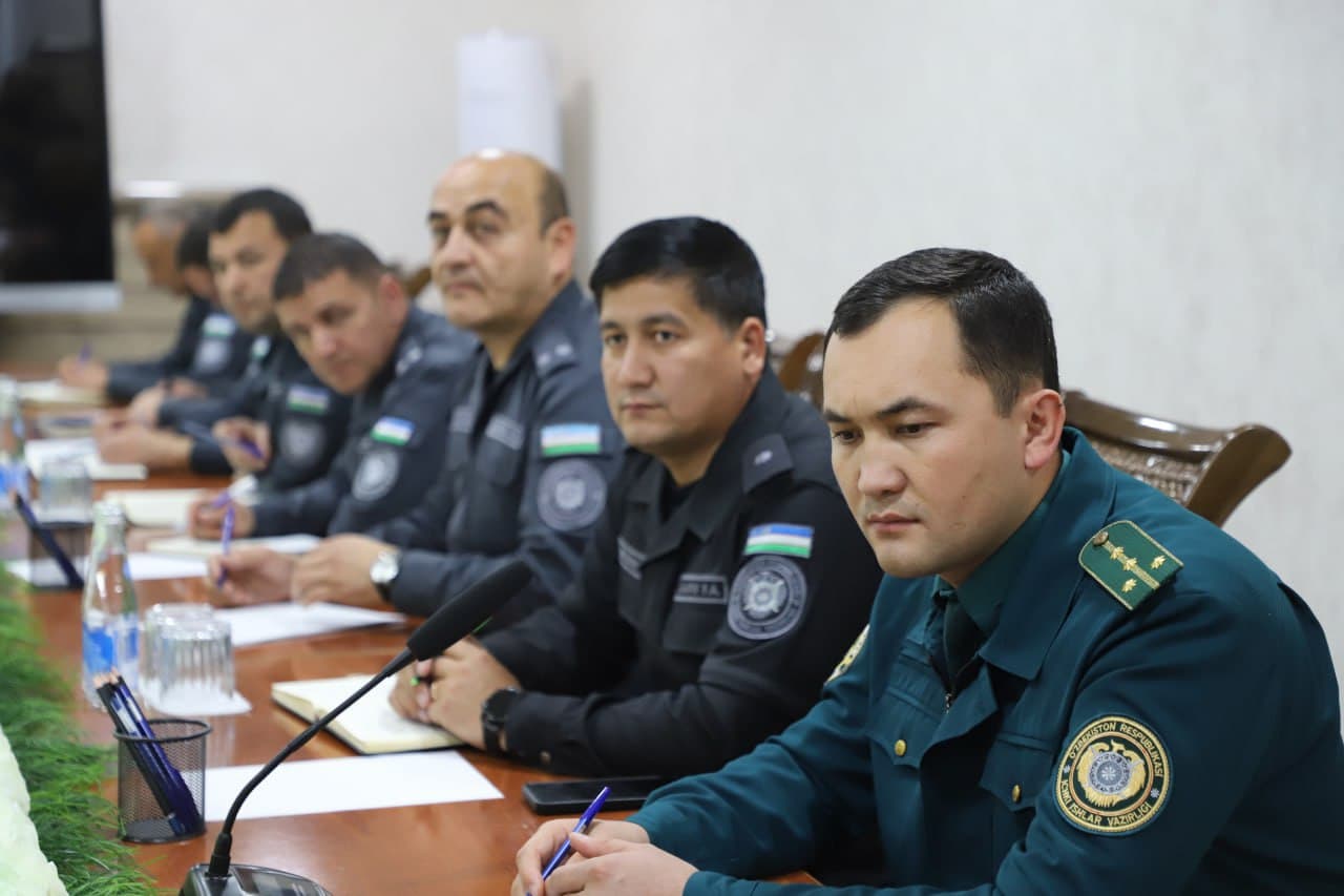 Xorazm viloyatidagi shahar-tuman Ichki ishlar boʻlimlari boshliqlari qisqa muddatli oʻquv mashgʻulotlarida ishtirok etdi