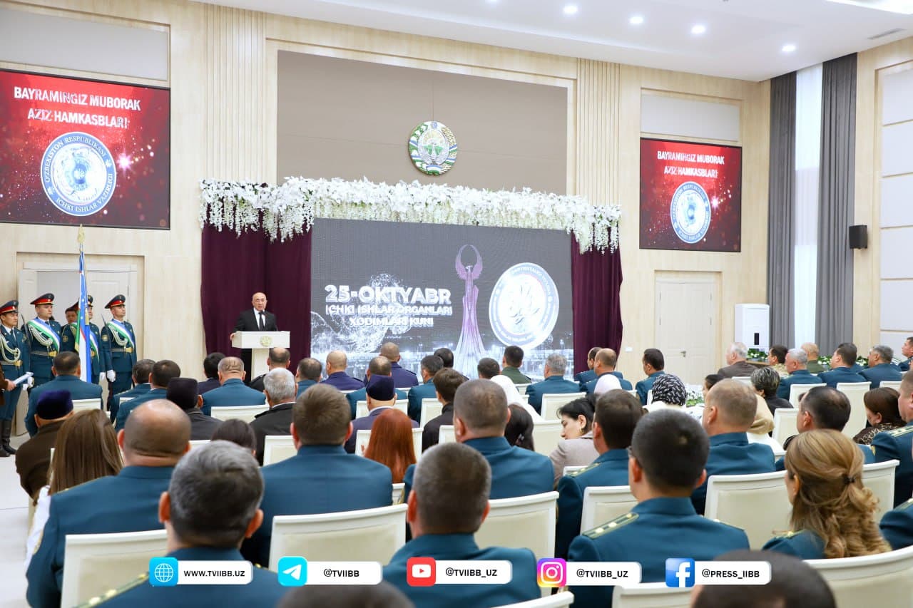 Toshkent viloyati Ichki ishlar organlarining 500 dan ortiq fidoyi xodimlari turli mukofotlar bilan ragʻbatlantirildi