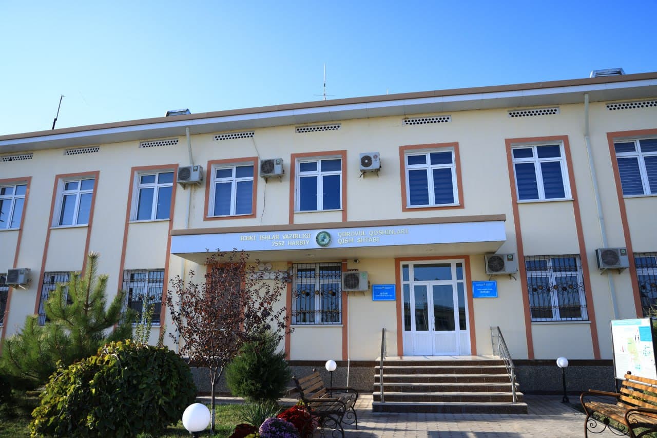 Namangan viloyati IIB rahbariyati tomonidan 7552-sonli harbiy qism xizmat faoliyati va ijtimoiy soha obyektlarida hamda kuz-qish mavsumiga tayyorgarlik holati oʻrganildi