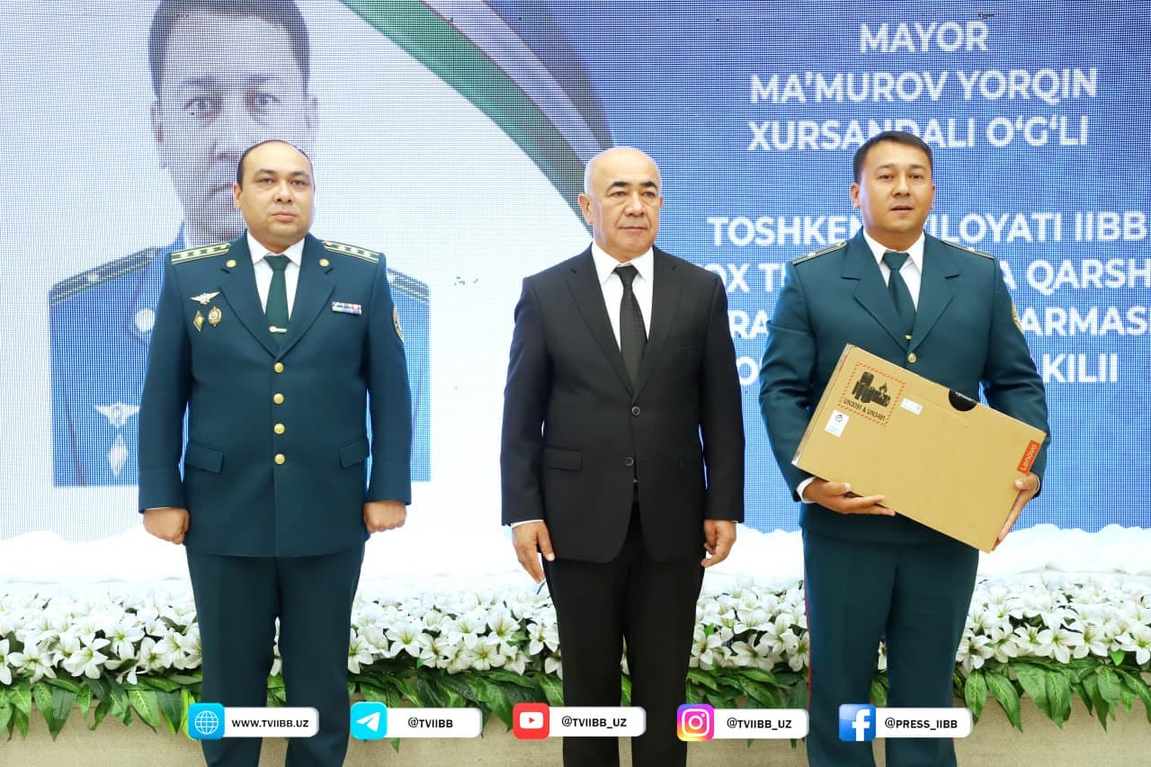 Toshkent viloyati Ichki ishlar organlarining 500 dan ortiq fidoyi xodimlari turli mukofotlar bilan ragʻbatlantirildi