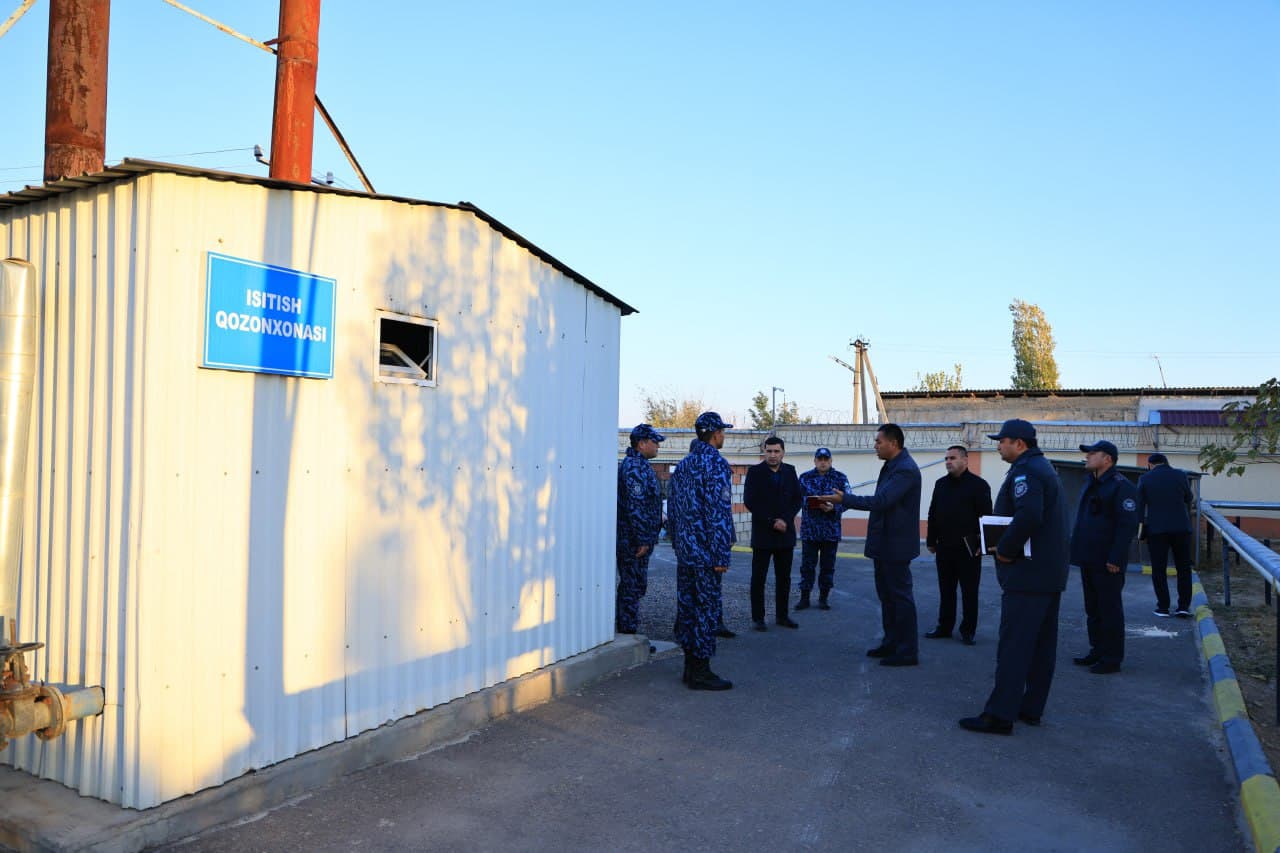 Namangan viloyati IIB rahbariyati tomonidan 7552-sonli harbiy qism xizmat faoliyati va ijtimoiy soha obyektlarida hamda kuz-qish mavsumiga tayyorgarlik holati oʻrganildi