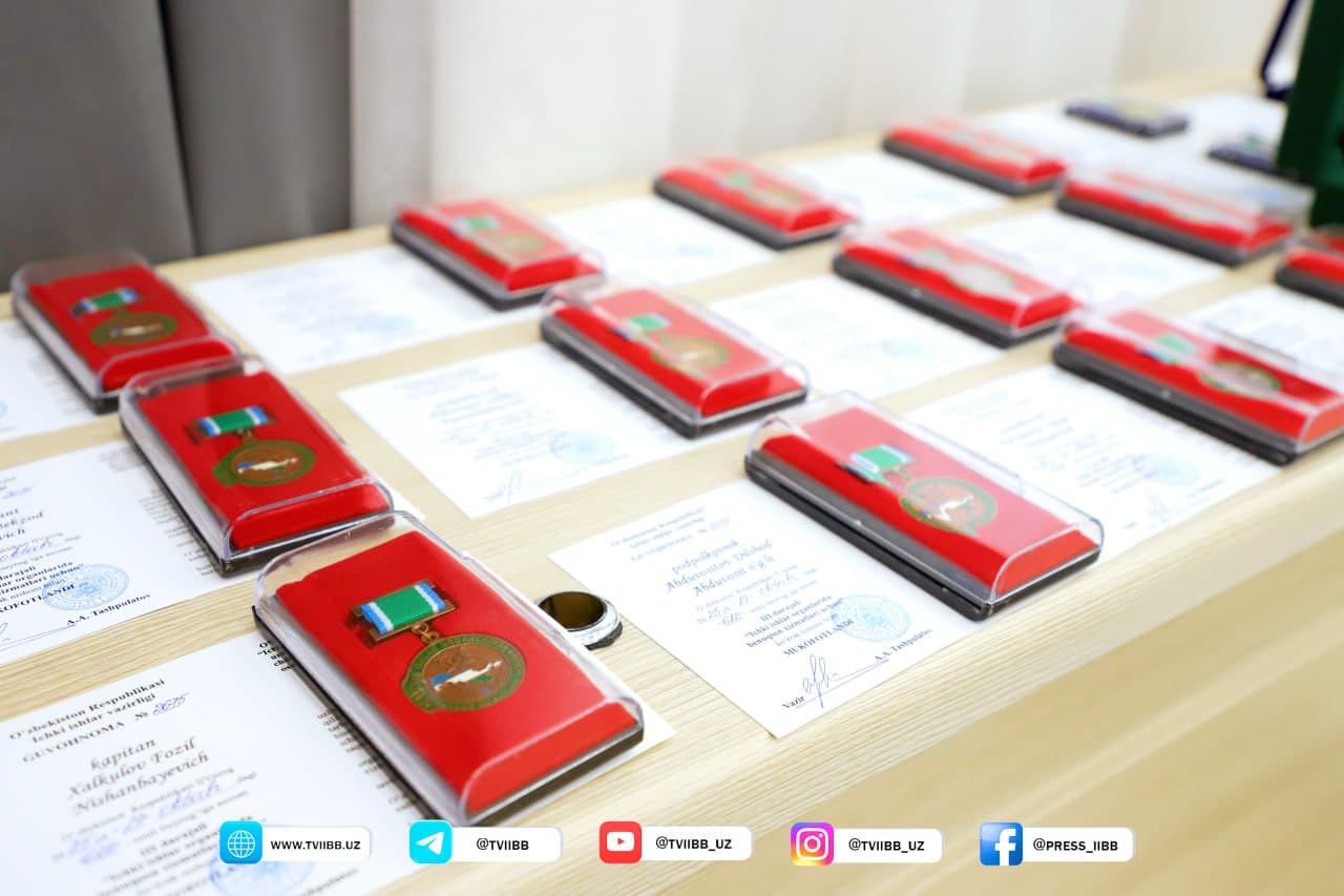 Toshkent viloyati Ichki ishlar organlarining 500 dan ortiq fidoyi xodimlari turli mukofotlar bilan ragʻbatlantirildi