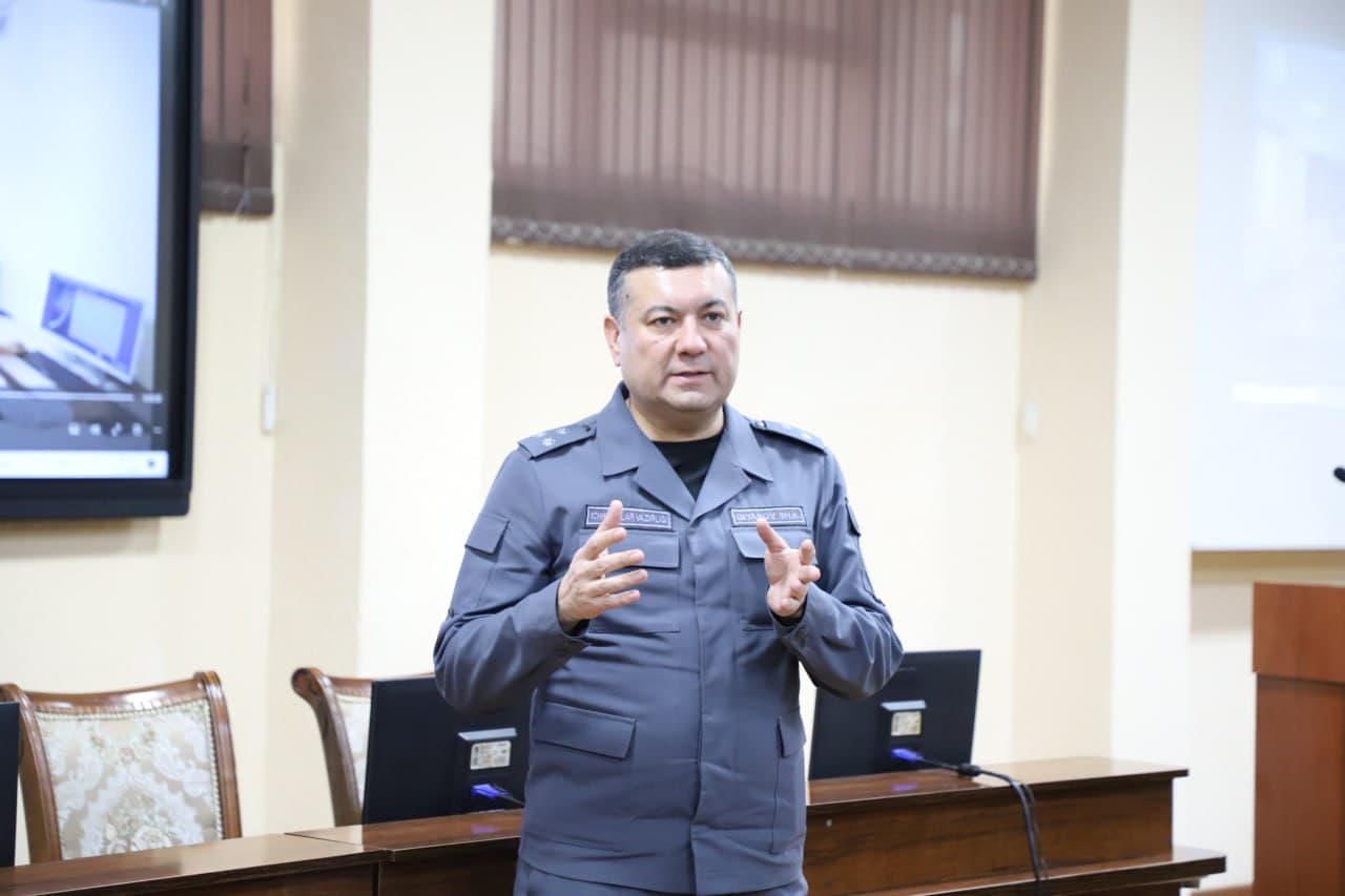 IIV Malaka oshirish institutida jinoyatchilik va korrupsiyaga qarshi kurash boʻyicha amaliy mashgʻulotlar oʻtkazilmoqda