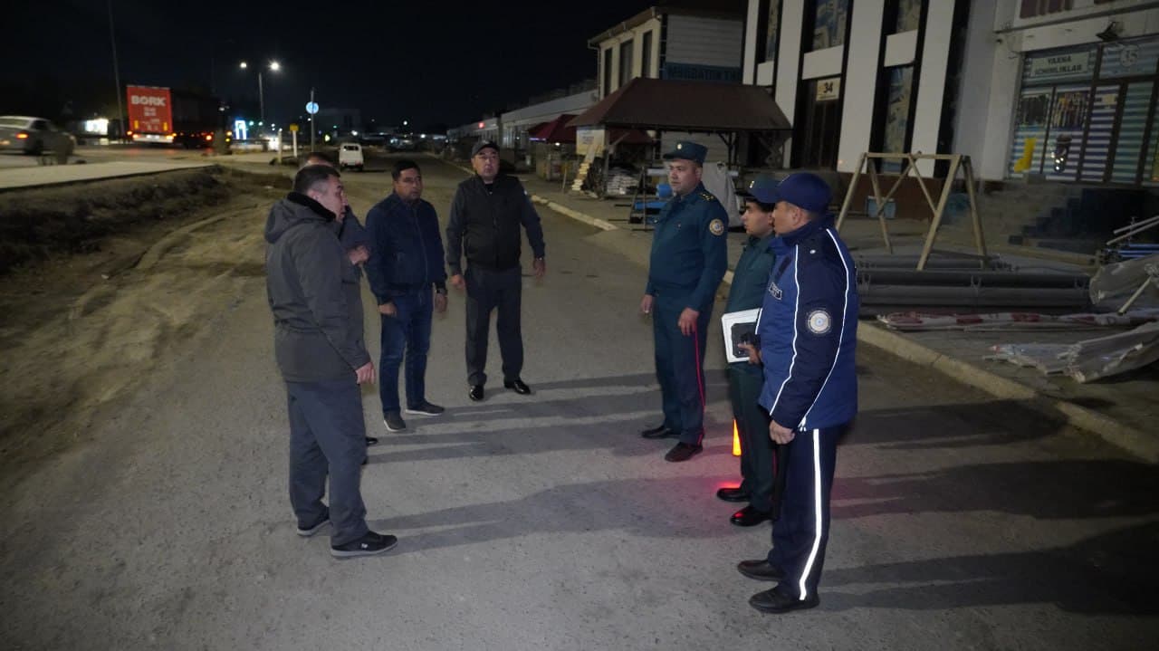 Navoiy viloyati Navbahor tumanidagi oʻrganishlar davomida kriminogen vaziyatni yaxshilash va kuz-qish mavsumiga tayyorgarlik jarayonlari koʻzdan kechirildi