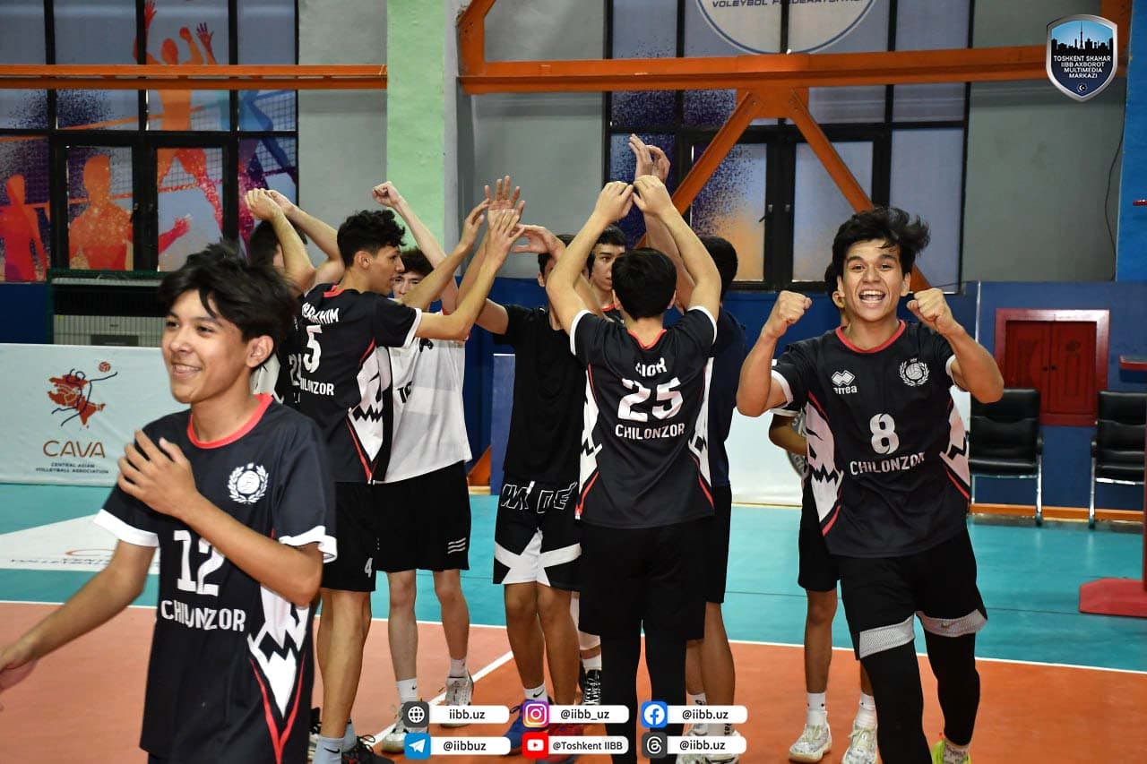 Завершился финальный этап соревнований на "Кубок города Ташкента" по волейболу среди юниоров