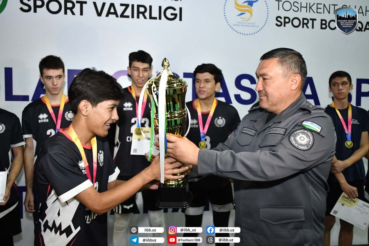 Завершился финальный этап соревнований на "Кубок города Ташкента" по волейболу среди юниоров