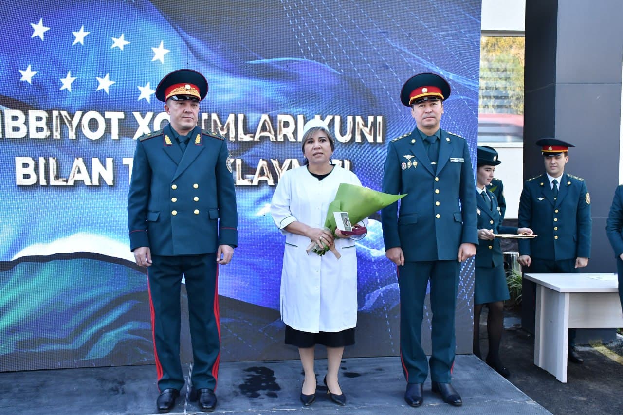 Символ самоотверженного труда, посвященного здоровью человека - для медицинского отдела ГУВД города Ташкента построено новое современное здание, которое было сдано в эксплуатацию накануне Дня медицинских работников