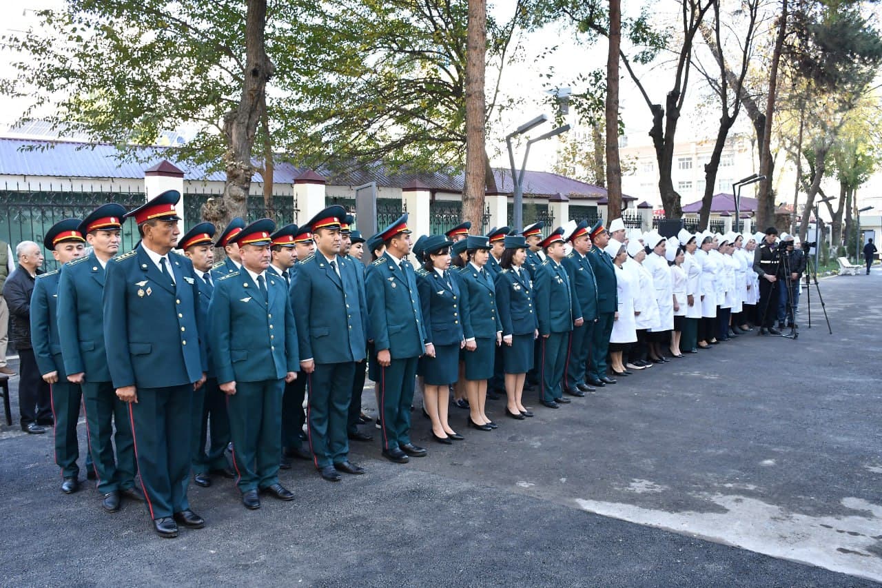 Символ самоотверженного труда, посвященного здоровью человека - для медицинского отдела ГУВД города Ташкента построено новое современное здание, которое было сдано в эксплуатацию накануне Дня медицинских работников