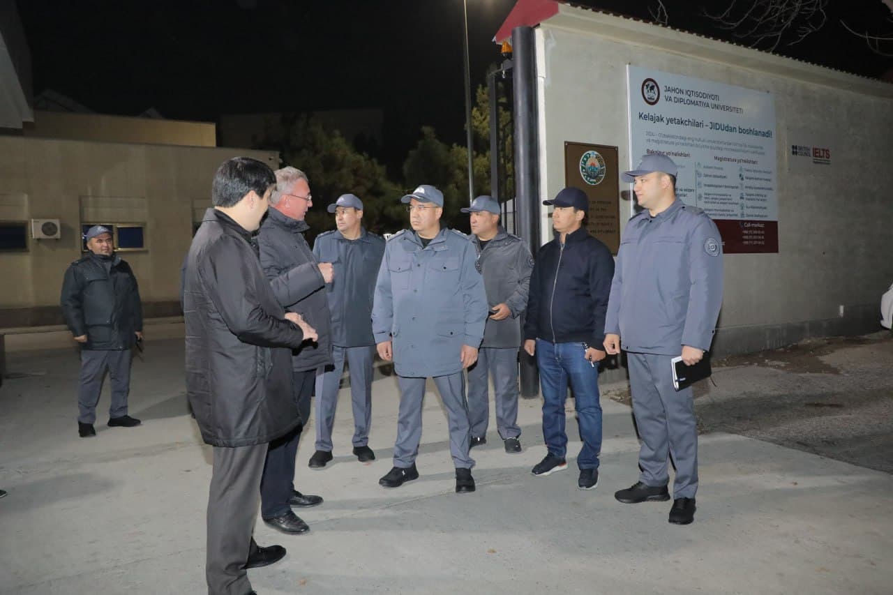 Ichki ishlar vazirligi ishchi guruh tomonidan poytaxtning Yunusobod va Mirzo Ulugʻbek tumanlarida tungi xizmat faoliyati oʻrganildi