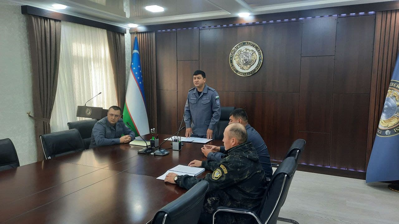 Руководящие сотрудники органов внутренних дел Сырдарьинской области сдали итоговые экзамены