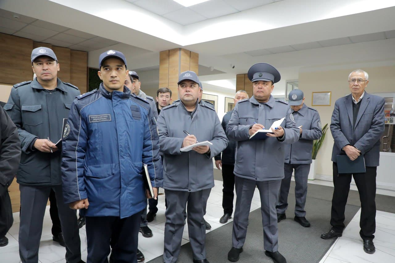 Ichki ishlar vazirligi ishchi guruh tomonidan poytaxtning Yunusobod va Mirzo Ulugʻbek tumanlarida tungi xizmat faoliyati oʻrganildi