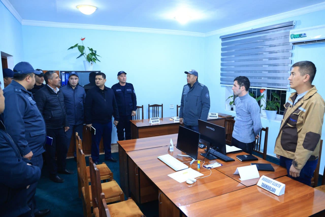 Namangan viloyati IIB rahbariyati tomonidan ichki ishlar organlari faoliyati va kuz-qish mavsumiga tayyorgarlik ishlari atroflicha oʻrganilmoqda