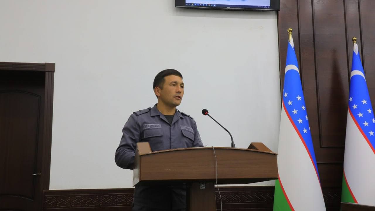 Jizzax viloyati IIBda “Tibbiyotdagi islohotlar inson qadri uchun” mavzusida maʼnaviy-maʼrifiy tadbir oʻtkazildi