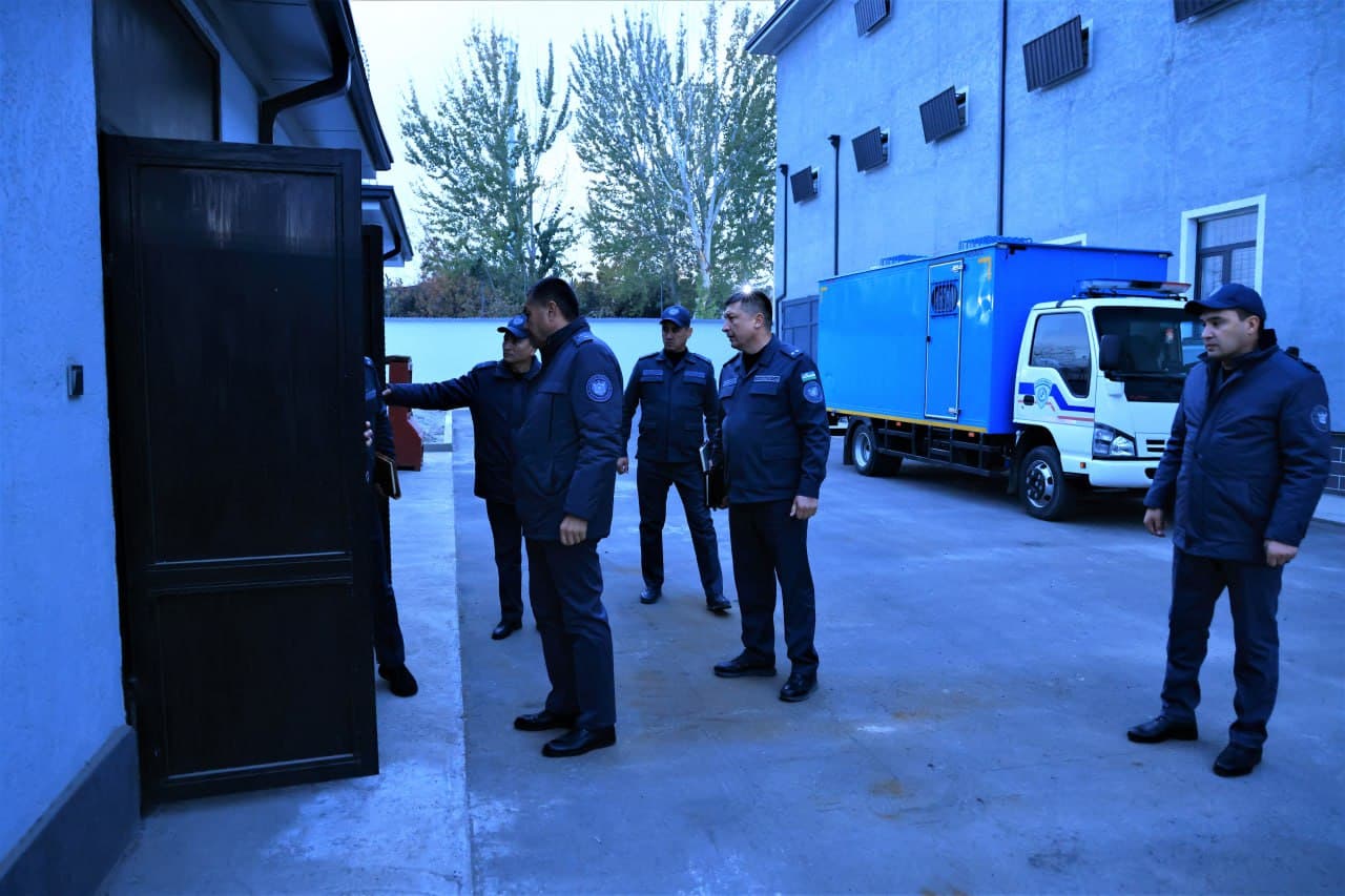 Namangan viloyati IIB rahbariyati tomonidan ichki ishlar organlari faoliyati va kuz-qish mavsumiga tayyorgarlik ishlari atroflicha oʻrganilmoqda