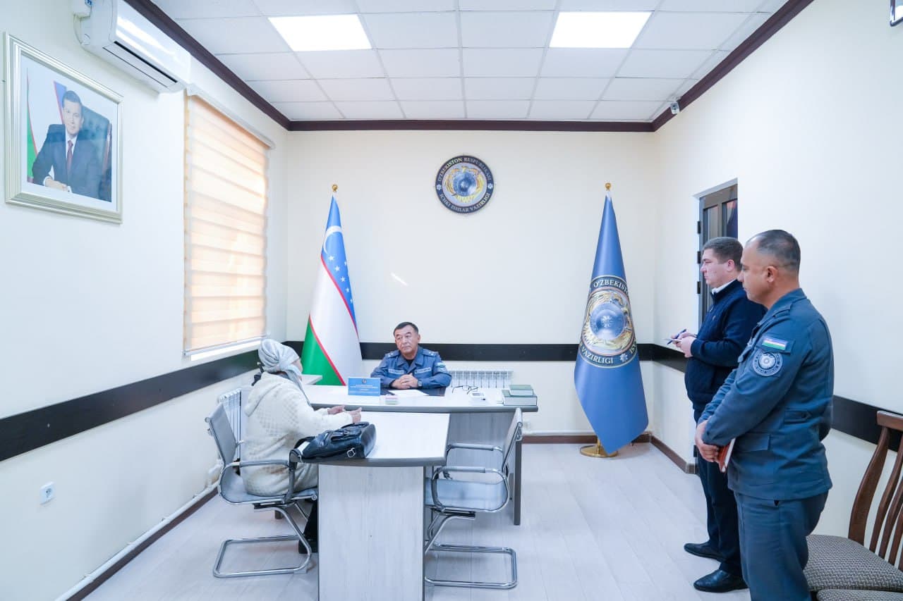 Qashqadaryo viloyati IIB rahbariyati tomonidan fuqarolar murojaatlari boʻyicha qabul oʻtkazildi