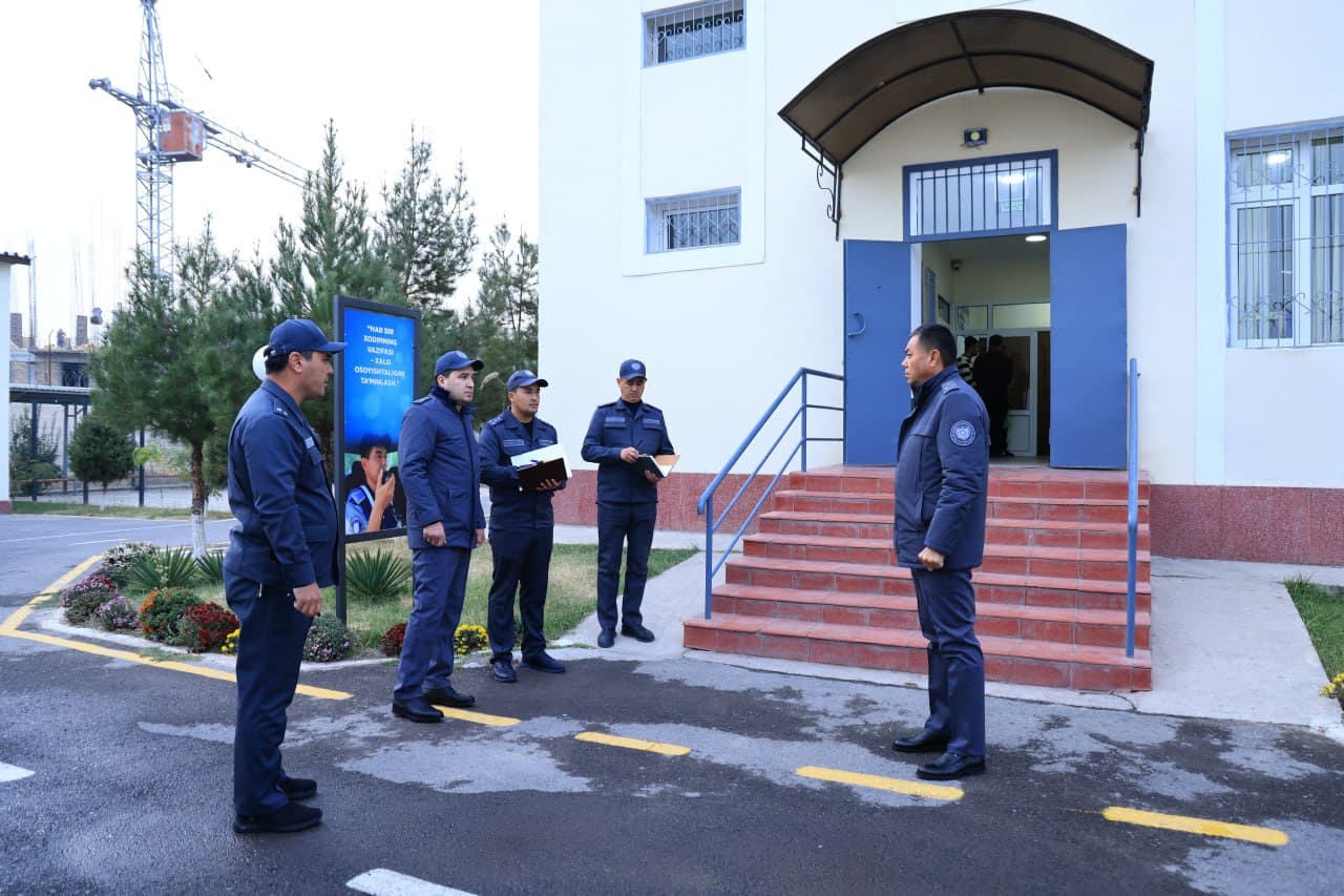 Namangan viloyati IIB rahbariyati tomonidan ichki ishlar organlari faoliyati va kuz-qish mavsumiga tayyorgarlik ishlari atroflicha oʻrganilmoqda