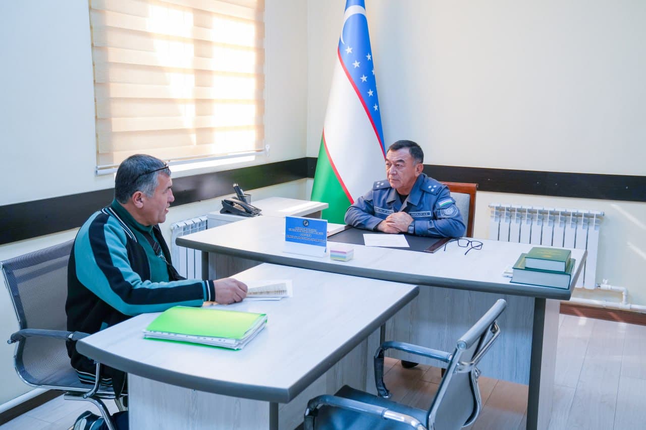 Qashqadaryo viloyati IIB rahbariyati tomonidan fuqarolar murojaatlari boʻyicha qabul oʻtkazildi