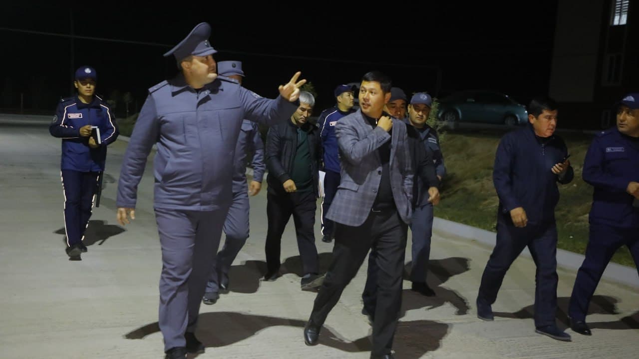 Surxondaryo viloyati Ichki ishlar boshqarmasi rahbariyati tomonidan Jarqoʻrgʻon tumanida tungi faoliyat, kuz-qish mavsumiga tayyorgarlik jarayonlari oʻrganildi