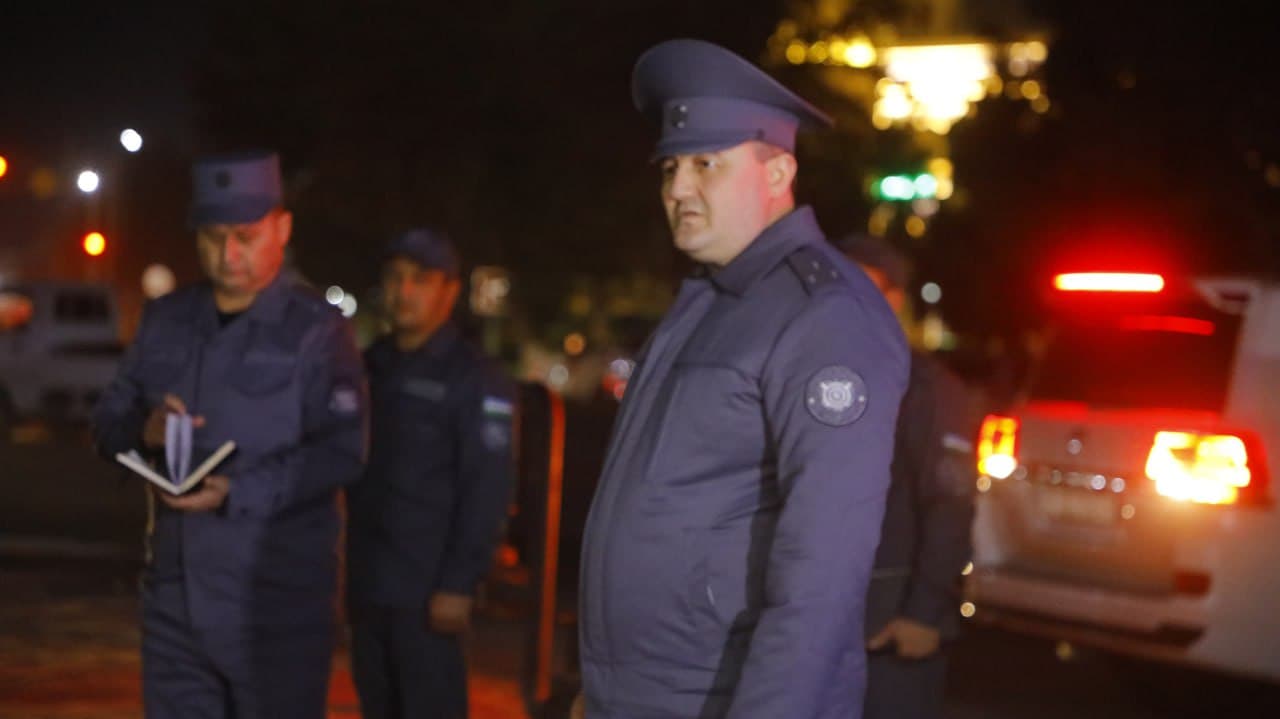 Surxondaryo viloyati Ichki ishlar boshqarmasi rahbariyati tomonidan Jarqoʻrgʻon tumanida tungi faoliyat, kuz-qish mavsumiga tayyorgarlik jarayonlari oʻrganildi