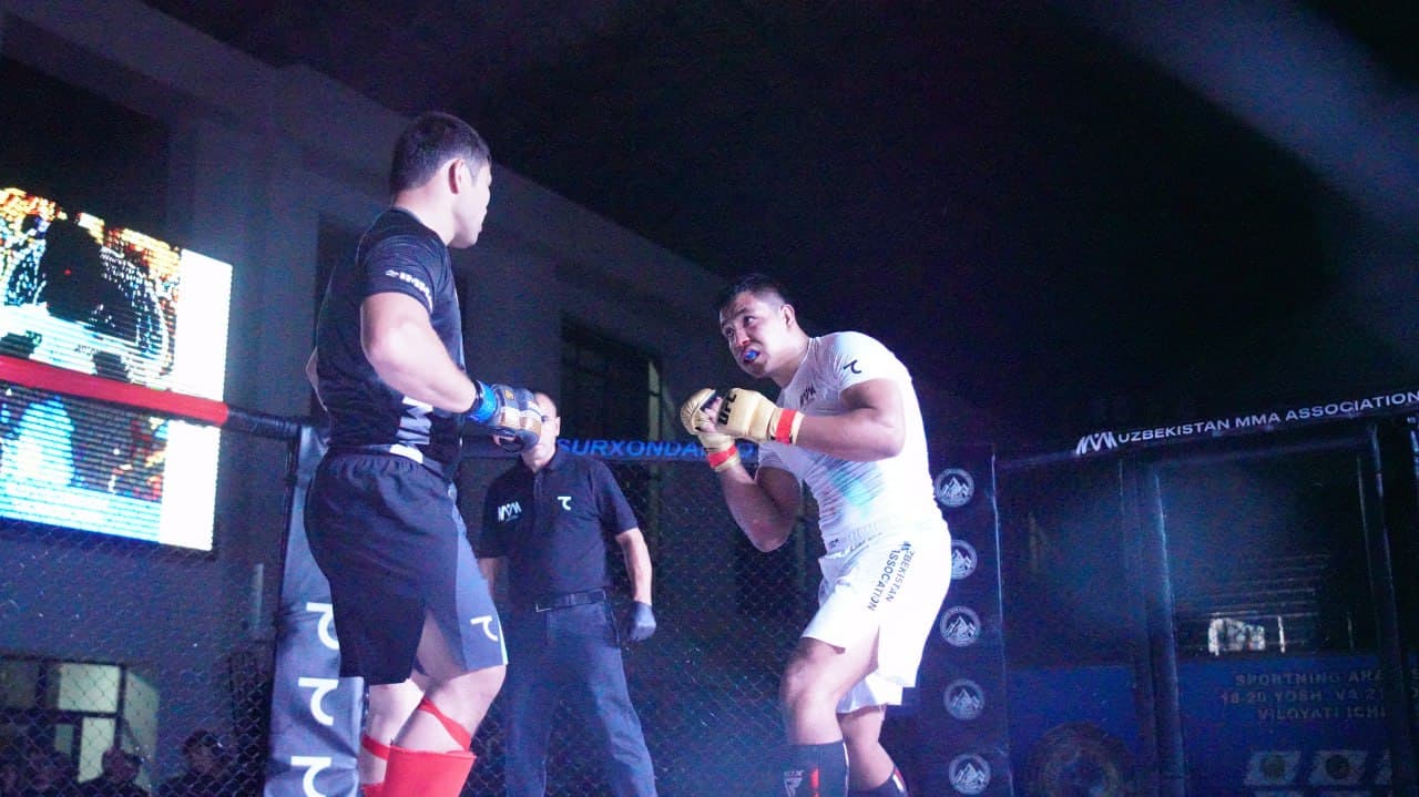 В Сурхандарьинской области прошли соревнования на Кубок начальника областного УВД по смешанным боевым искусствам (ММА)