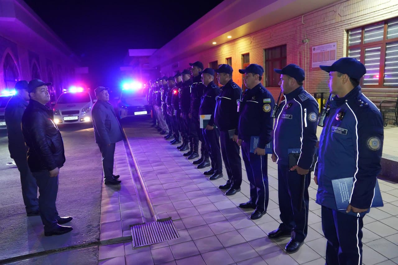 Qashqadaryo viloyati IIB rahbariyati tomonidan Shahrisabz shahrida oʻrganishlar olib borildi