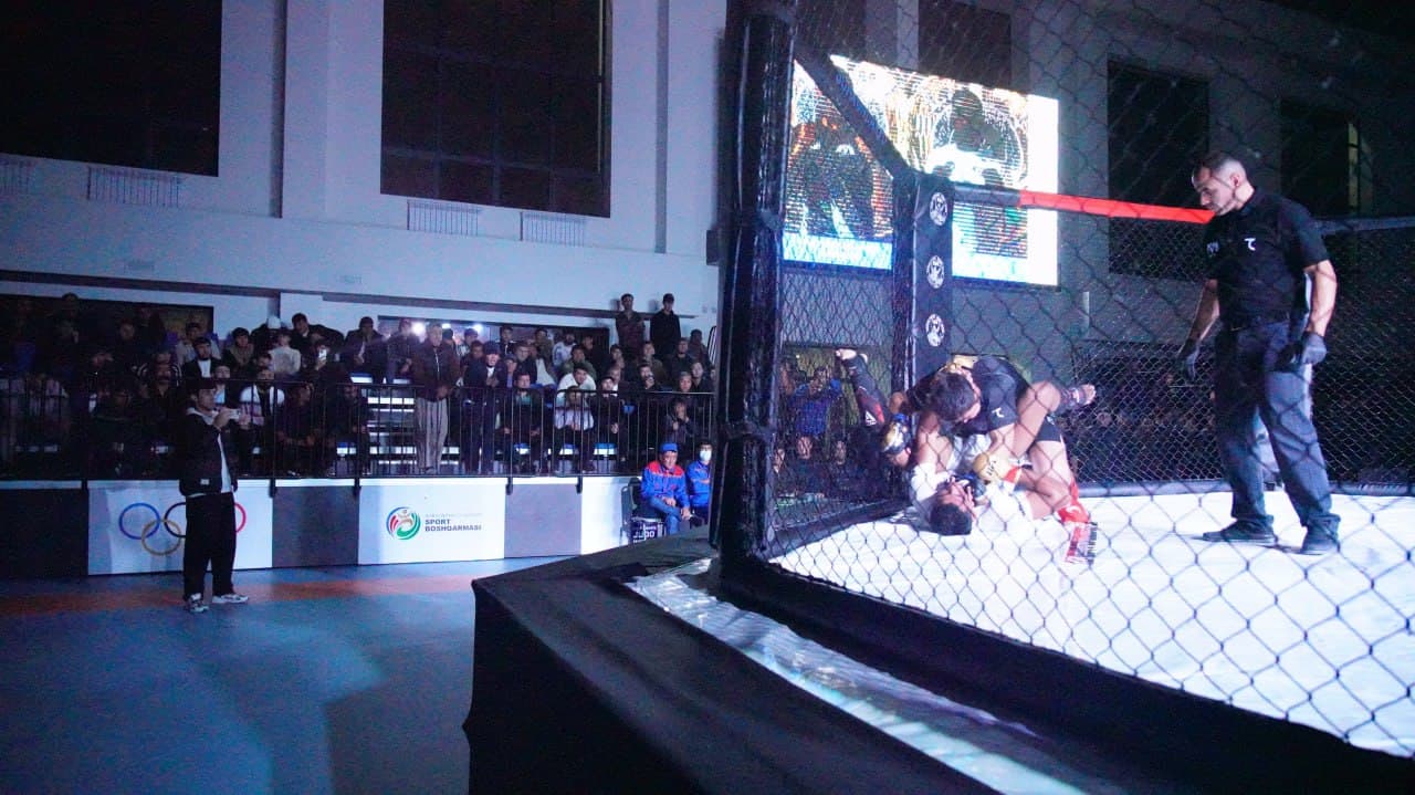 В Сурхандарьинской области прошли соревнования на Кубок начальника областного УВД по смешанным боевым искусствам (ММА)