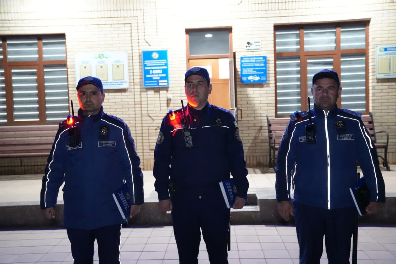 Qashqadaryo viloyati IIB rahbariyati tomonidan Shahrisabz shahrida oʻrganishlar olib borildi