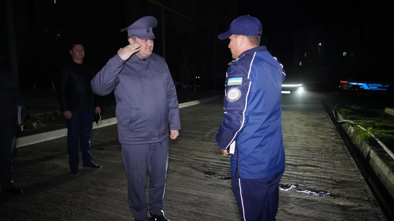 Surxondaryo viloyati IIB rahbariyati tomonidan mahallalarda amalga oshirilayotgan xavfsizlik choralari va qishki tayyorgarlik ishlari oʻrganildi