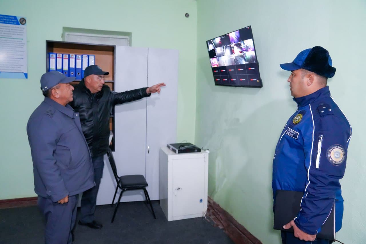 Qashqadaryo viloyati IIB rahbariyati tomonidan Qarshi tumanida profilaktika va xavfsizlik masalalari oʻrganildi