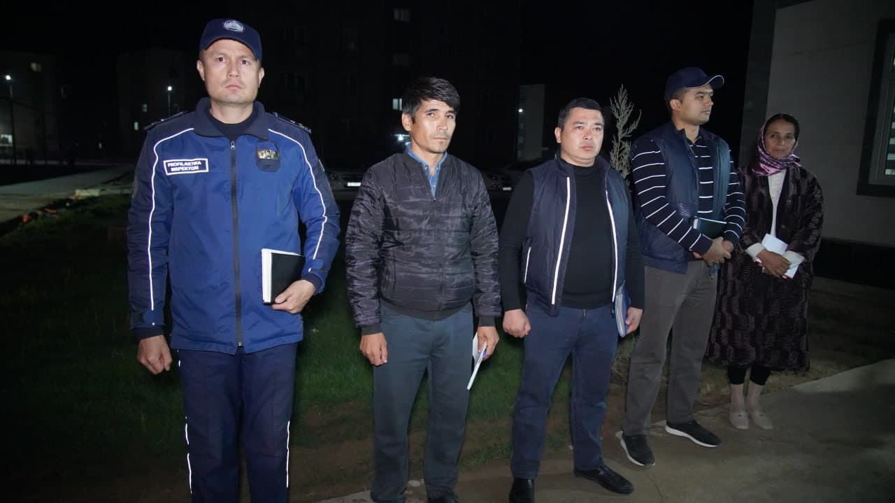 Surxondaryo viloyati IIB rahbariyati tomonidan mahallalarda amalga oshirilayotgan xavfsizlik choralari va qishki tayyorgarlik ishlari oʻrganildi