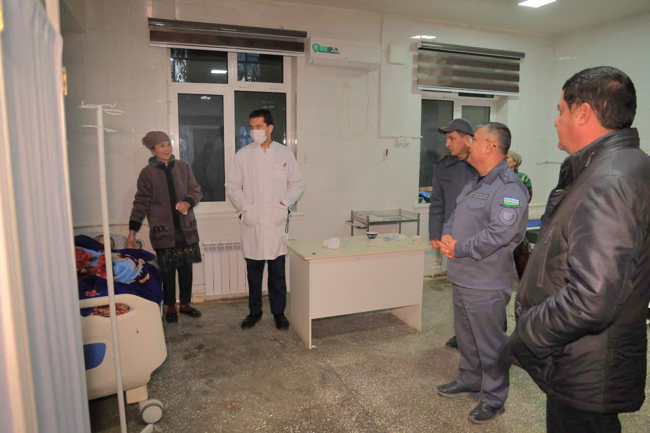 Бухоро вилояти ИИБ раҳбарияти томонидан Қоракўл туманида тунги вақтда жамоат тартибини таъминлаш ҳолати ўрганиб чиқилди