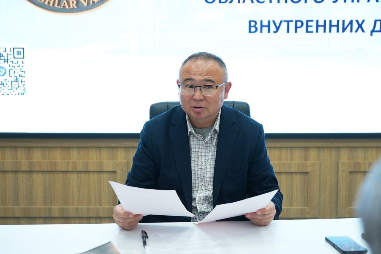 Fargʻona viloyat IIB boshligʻi tomonidan navbatdagi qabul oʻtkazildi