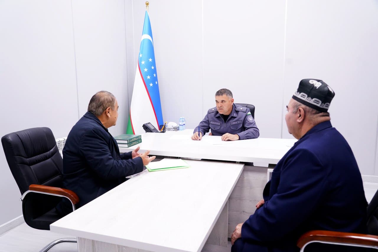 Samarqand viloyati Ichki ishlar boshqarmasida navbatdagi fuqarolar qabuli oʻtkazildi