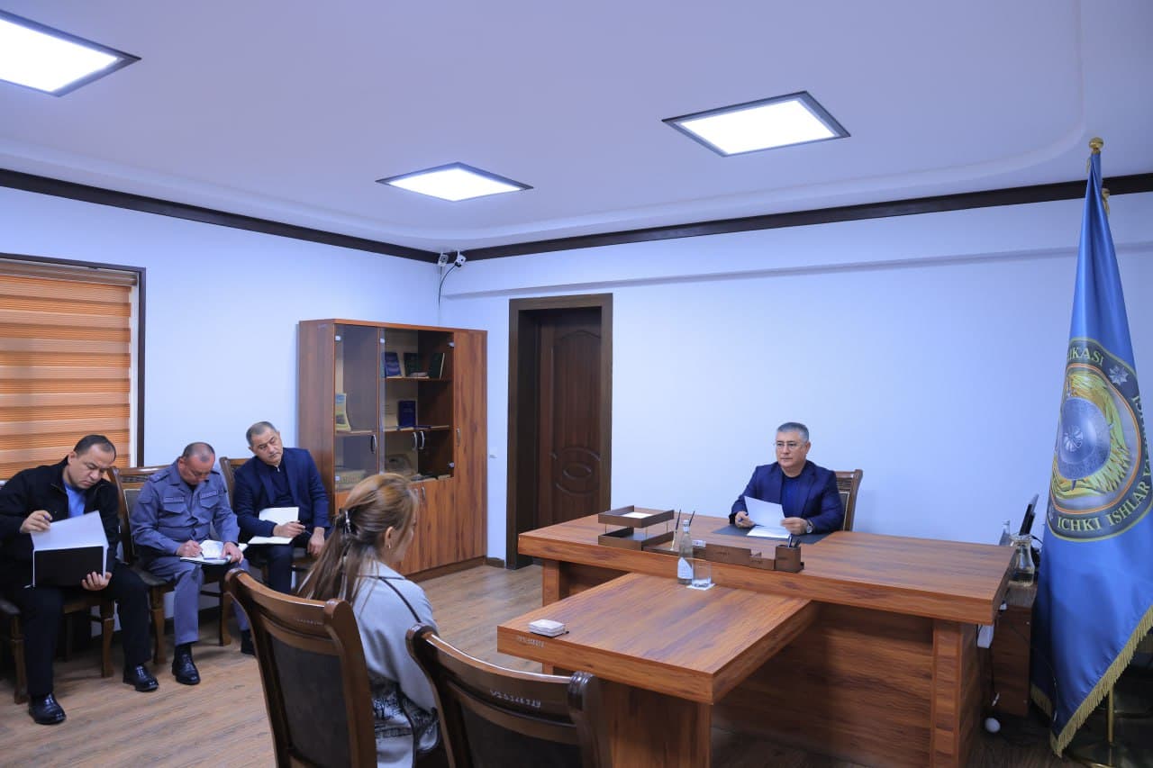 Buxoro viloyati IIBda aholi murojaatlarini oʻrganish maqsadida, navbatdagi qabul boʻlib oʻtdi