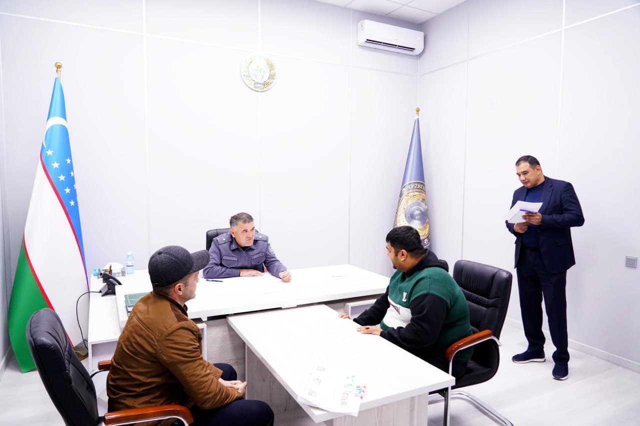 Samarqand viloyati Ichki ishlar boshqarmasida navbatdagi fuqarolar qabuli oʻtkazildi