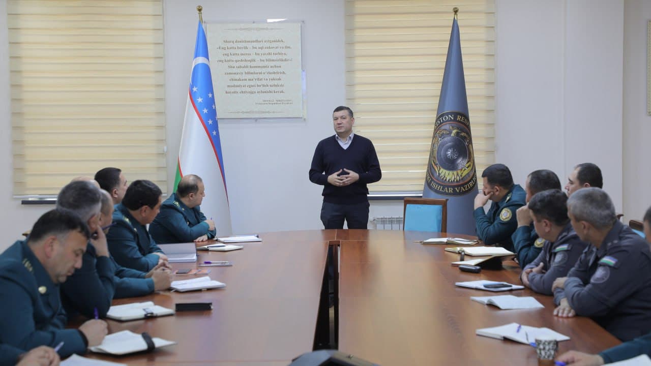 10–15 ноябрь кунлари ИИВ Академиясида ички ишлар органлари тизимидаги тегишли раҳбарлар учун қисқа муддатли ўқув йиғини ташкил қилинди