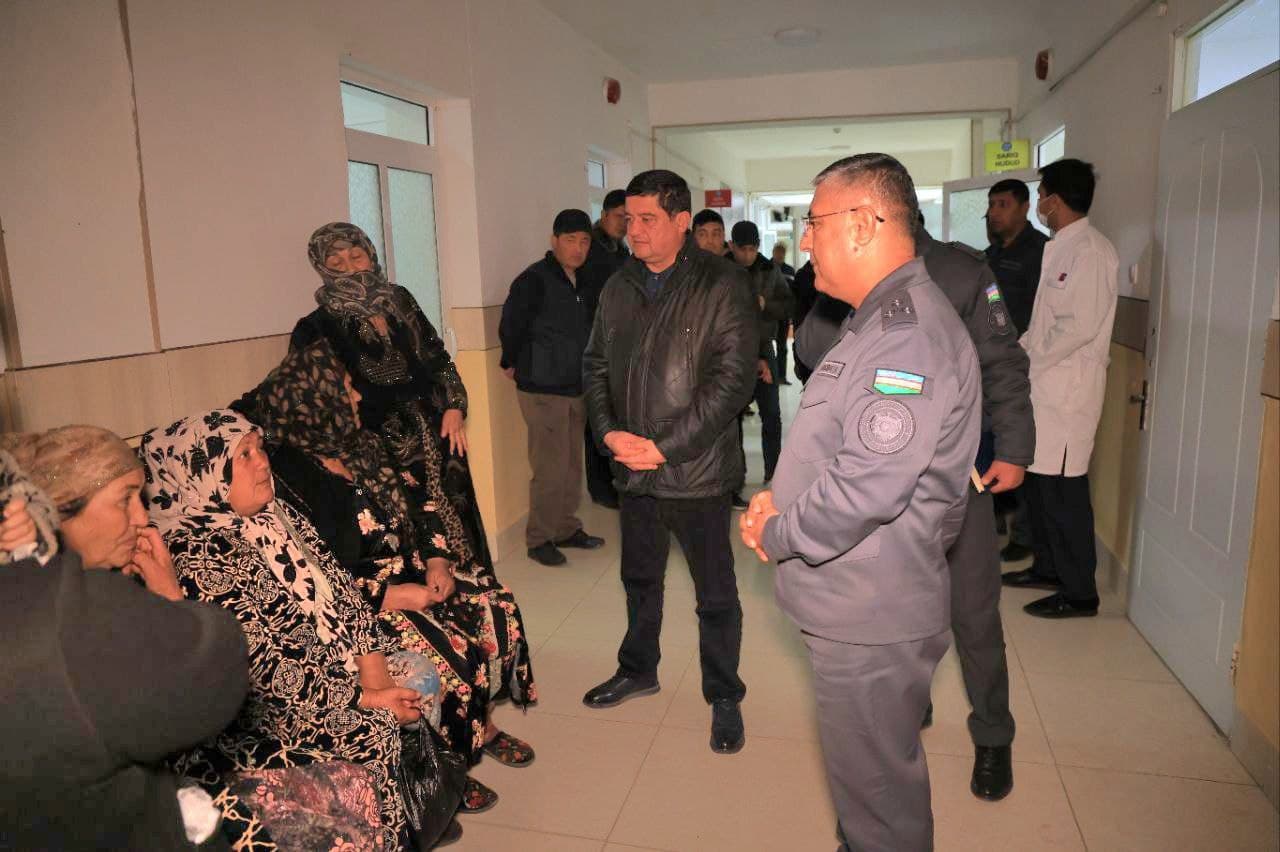 Бухоро вилояти ИИБ раҳбарияти томонидан Қоракўл туманида тунги вақтда жамоат тартибини таъминлаш ҳолати ўрганиб чиқилди