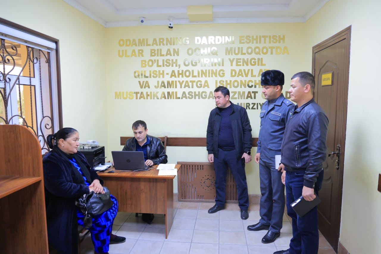 Buxoro viloyati IIBda aholi murojaatlarini oʻrganish maqsadida, navbatdagi qabul boʻlib oʻtdi