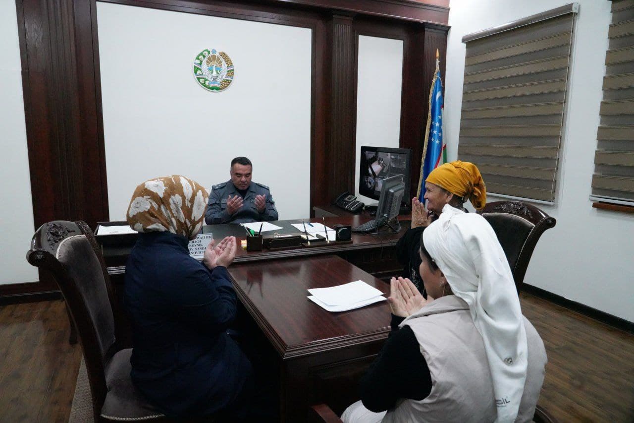 Andijon viloyati IIB rahbariyatining fuqarolar uchun navbatdagi shaxsiy qabuli boʻlib oʻtdi