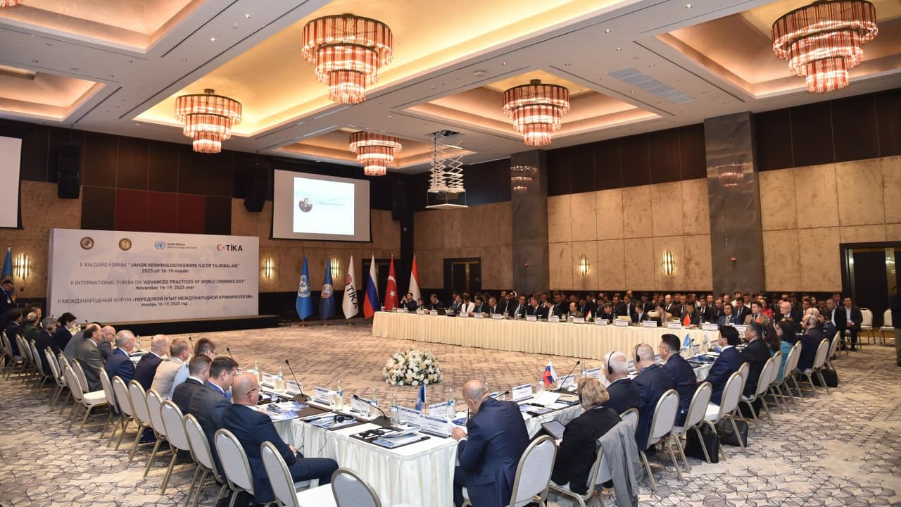The II International Forum organized by the Research Institute of Criminology of the Ministry of Internal Affairs has started in Samarkand