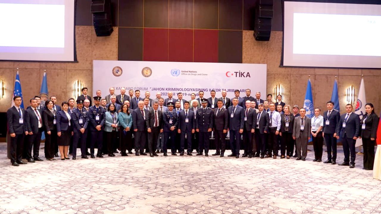 The II International Forum organized by the Research Institute of Criminology of the Ministry of Internal Affairs has started in Samarkand