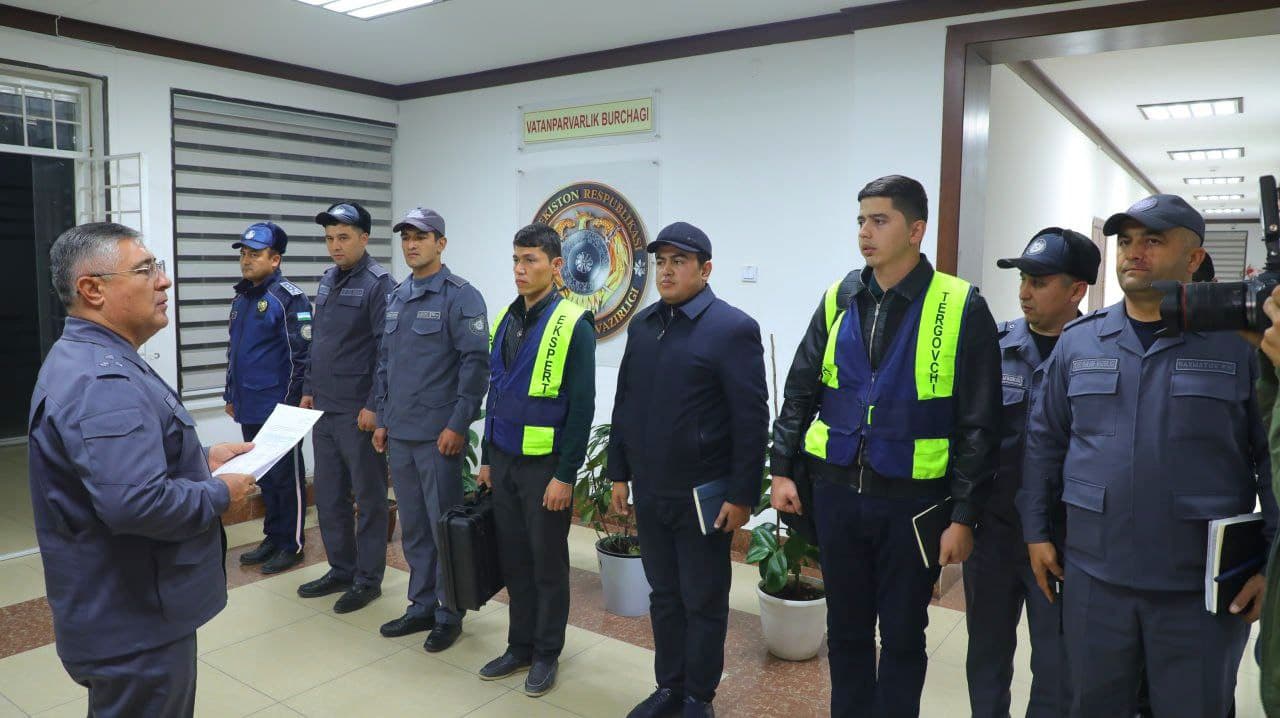 Начальник УВД Бухарской области провел ряд встреч и изучений по вопросам профилактики и безопасности в Гиждуванском районе