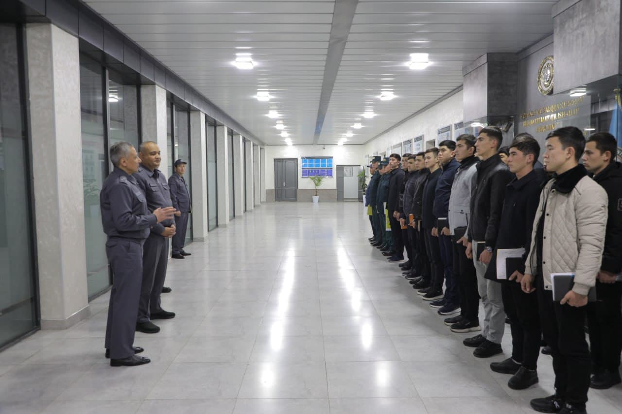 IIV Akademiyasi boshligʻi Shayxontohur tumani IIO FMBda tashkil etilayotgan amaliyot jarayonlari bilan tanishdi