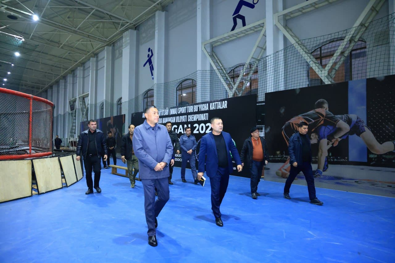 Наманган вилоятида волейбол федерацияси ҳамда Аралаш жанг санъати (ММА) ассоциацияси спортчилари учун яратилган шарт-шароитлар ўрганилди