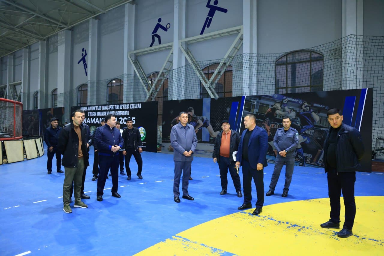 Наманган вилоятида волейбол федерацияси ҳамда Аралаш жанг санъати (ММА) ассоциацияси спортчилари учун яратилган шарт-шароитлар ўрганилди