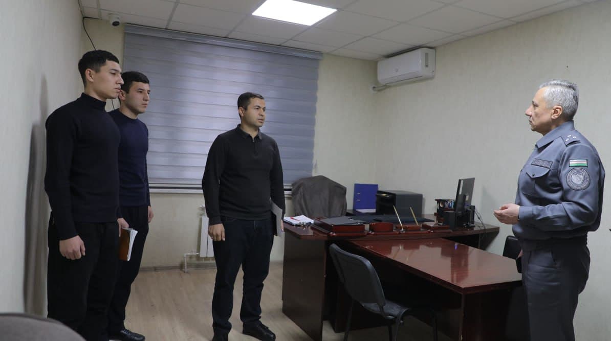 IIV Akademiyasi boshligʻi Shayxontohur tumani IIO FMBda tashkil etilayotgan amaliyot jarayonlari bilan tanishdi