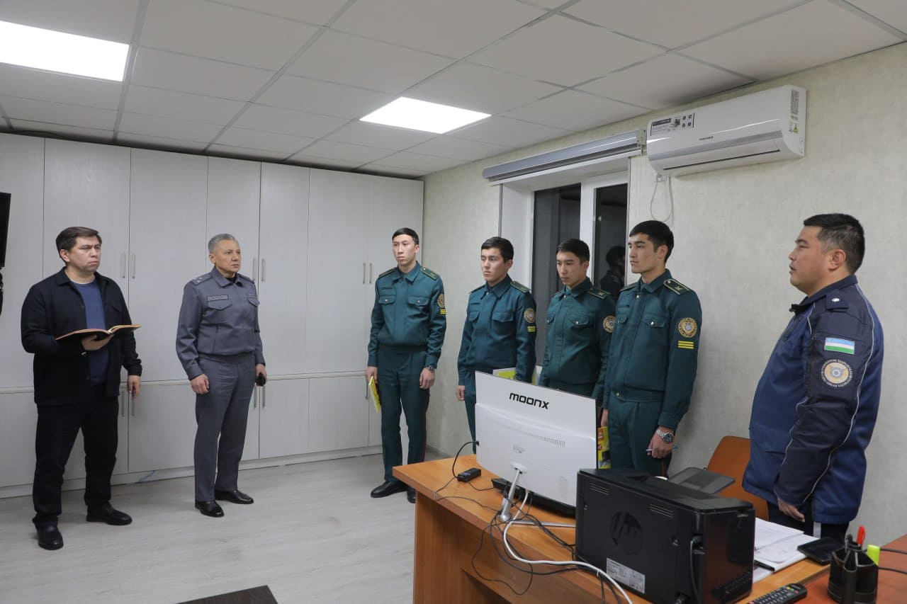 IIV Akademiyasi boshligʻi Shayxontohur tumani IIO FMBda tashkil etilayotgan amaliyot jarayonlari bilan tanishdi