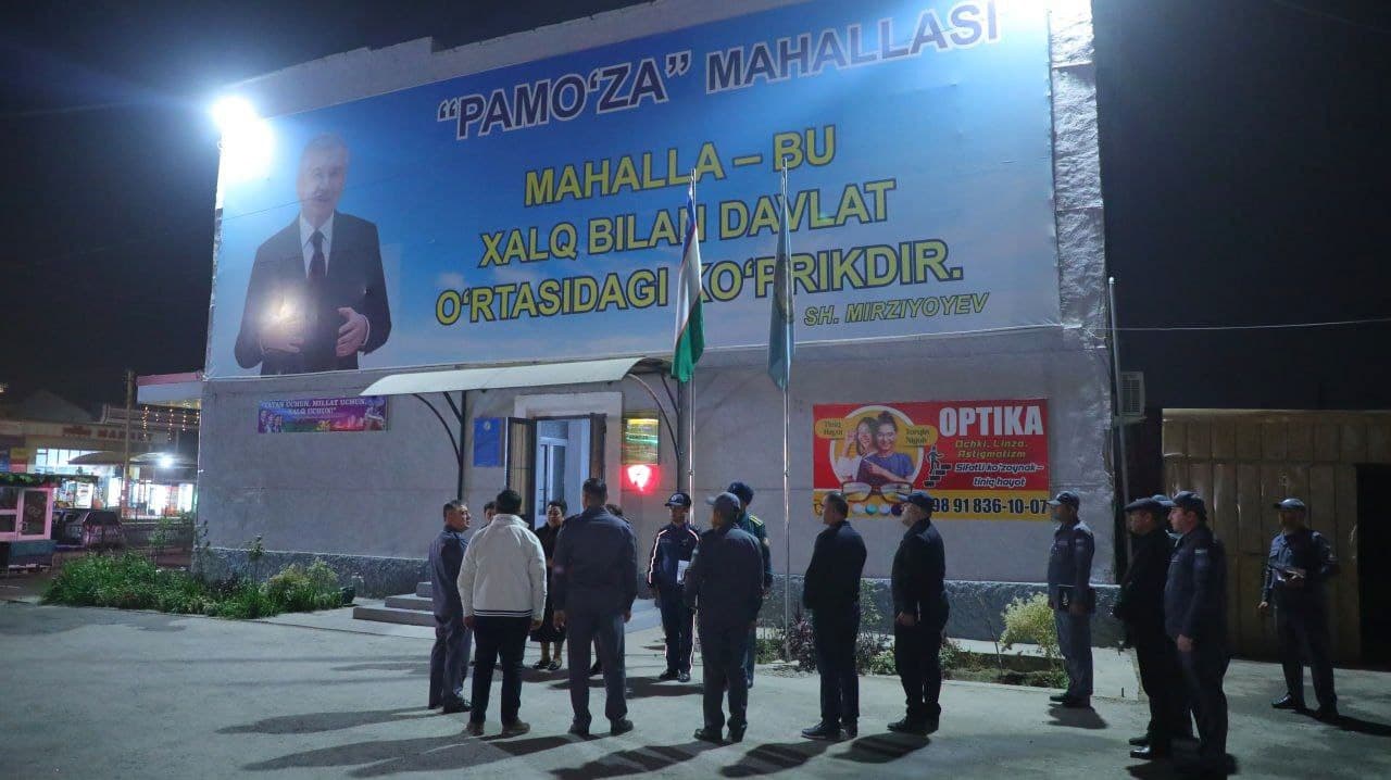 Начальник УВД Бухарской области провел ряд встреч и изучений по вопросам профилактики и безопасности в Гиждуванском районе